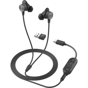 Logitech Zone Wired Earbuds Teams 981-001094 (2 Years Manufacture Local Warranty In Singapore)