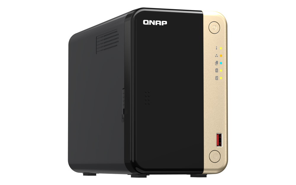 QNAP 2-Bay Desktop NAS, Intel Celeron N5105/N5095 Non-expandable 8GB RAM (QN-TS-264-8G) (3 Years Manufacture Local Warranty In Singapore)