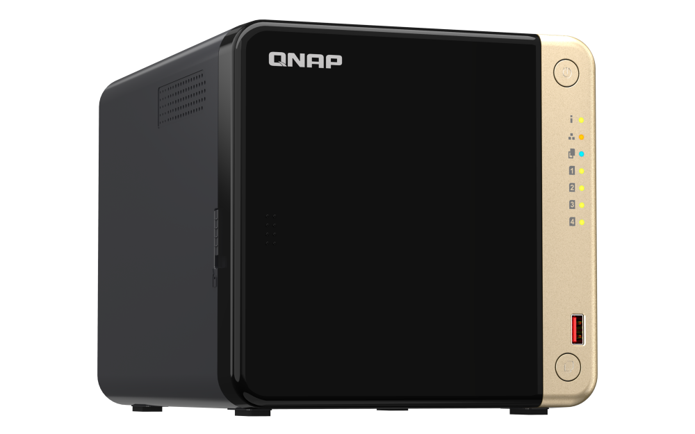 QNAP 4-bay Intel Celeron N5105/N5095 Non-expandable 8GB RAM NAS (QN-TS-464-8G)  (3 Years Manufacture Local Warranty In Singapore)