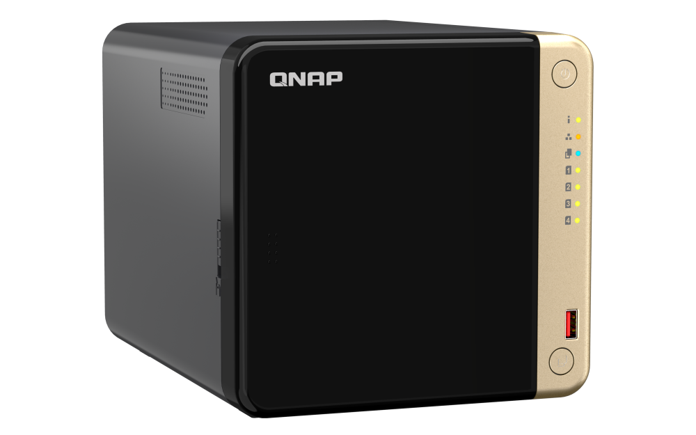 QNAP 4-bay Intel Celeron N5105/N5095 Non-expandable 8GB RAM NAS (QN-TS-464-8G)  (3 Years Manufacture Local Warranty In Singapore)