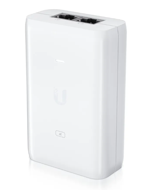 Ubiquiti U-PoE-AT | PoE Injector | 30W PoE+ (802.3at)