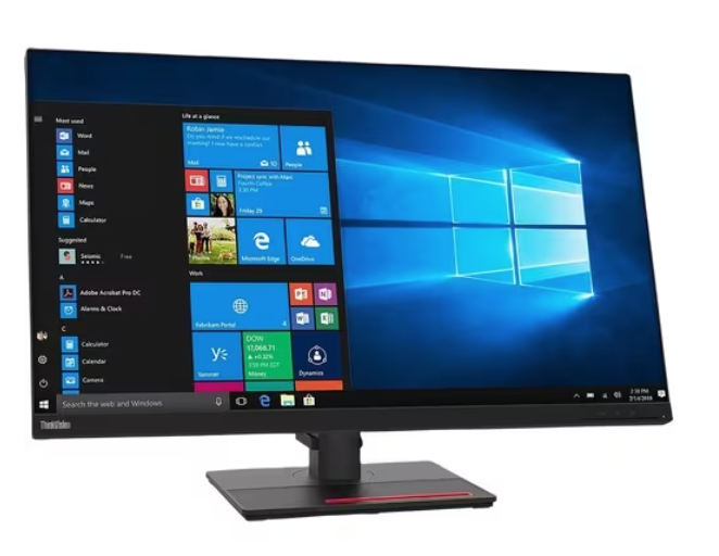 Lenovo ThinkVision T32h-20 32" WQHD IPS AG 3-sided Borderless (HDMI+DP+USB-C) 61F1GAR2WW (3 Years Manufacture Local Warranty In Singapore)