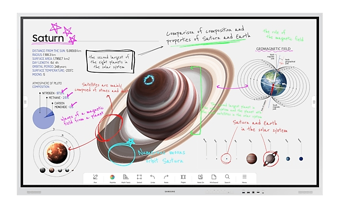 Samsung Flip 3 85" (WM85A) Digital Flipchart for Business (3 Years 9x5 onsite NBD Manufacture Local Warranty In Singapore) - Promo Price While Stock Last