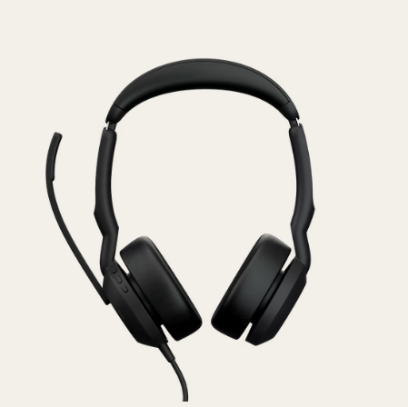 JABRA Evolve2 50 Stereo Wired Headset With USB-C (2 Years Manufacture Local Warranty In Singapore)