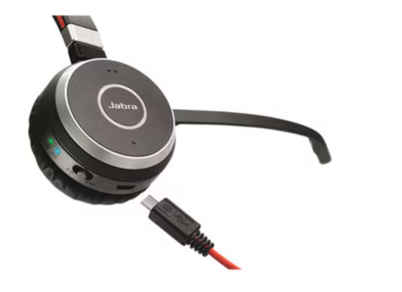 Jabra Evolve 65 headset UC Mono with Charging Stand  6593-823-499 (2 Years Manufacture Local Warranty In Singapore)