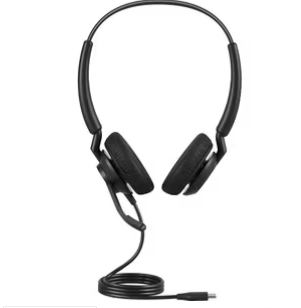 Jabra Engage 40- (Inline Link) Stereo Headset USB-A (2 Years Manufacture Local Warranty In Singapore) -Promo Price While Stock Last