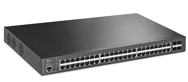 TP-LINK JetStream 48-Port Gigabit and 4-Port 10GE SFP+ L2+ Managed Switch with 48-Port PoE+ (TL-SG3452XP) (5 Years Manufacture Local Warranty In Singapore)