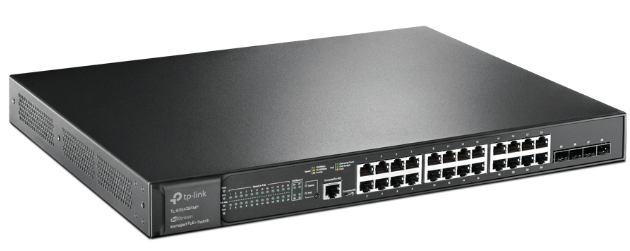 TP-LINK JetStream 24-Port Gigabit and 4-Port 10GE SFP+ L2+ Managed Switch with 24-Port PoE+(TL-SG3428XMP) (5 Years Manufacture Local Warranty In Singapore)