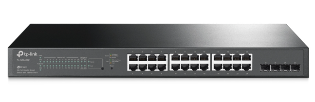 TP-LINK JetStream 28-Port Gigabit Smart Switch with 24-Port PoE+ (TL-SG2428P) (5 Years Manufacture Local Warranty In Singapore)