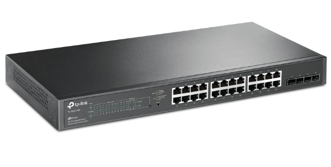 TP-LINK JetStream 28-Port Gigabit Smart Switch with 24-Port PoE+ (TL-SG2428P) (5 Years Manufacture Local Warranty In Singapore)