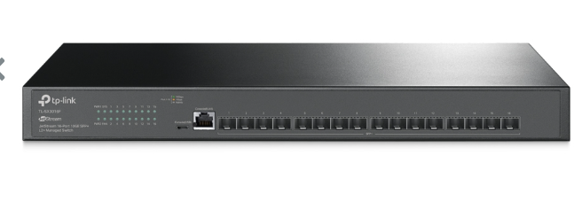 TP-LINK JetStream 16-Port 10GE SFP+ L2+ Managed Switch (TL-SX3016F) (5 Years Manufacture Local Warranty In Singapore)