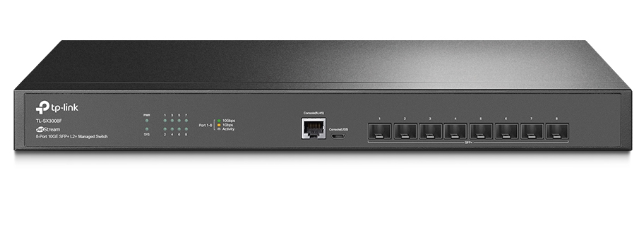 TP-LINK JetStream 8-Port 10GE SFP+ L2+ Managed Switch (TL-SX3008F) (5 Years Manufacture Local Warranty In Singapore)