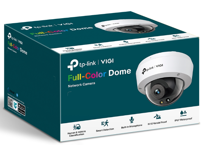 TP-LINK VIGI 5MP Full-Color Dome Network Camera (VIGI C250) (2 Years Manufacture Local Warranty In Singapore)