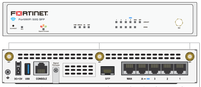 Fortinet FortiGate 50G-SFP UTP Firewall with Bundled Subscription (Local Warranty in Singapore)