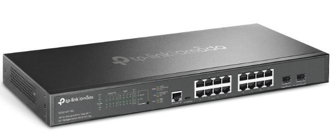 TP-LINK Omada 16-Port 2.5G and 2-Port 10GE SFP+ L2+ Managed Switch with 8-Port PoE+ (SG3218XP-M2) (5 Years Manufacture Local Warranty In Singapore)