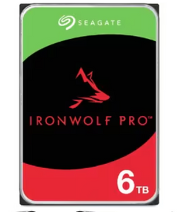 Seagate IRONWOLF PRO 6TB NAS HDD 3.5" 7200RPM SATA 256MB -ST6000NT001 (5 Years Manufacture Local Warranty In Singapore)