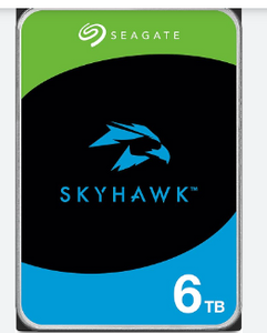 Seagate SKYHAWK 6TB SURVEILLANCE HDD 3.5" 5400RPM SATA 256MB- ST6000VX009 (3 Years Manufacture Local Warranty In Singapore)