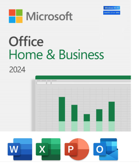 Microsoft Office Home & Business 2024 (ESD Electronic Software Delivery - Activation Code) (Pre-Order Lead Time 1-3 Working Days)