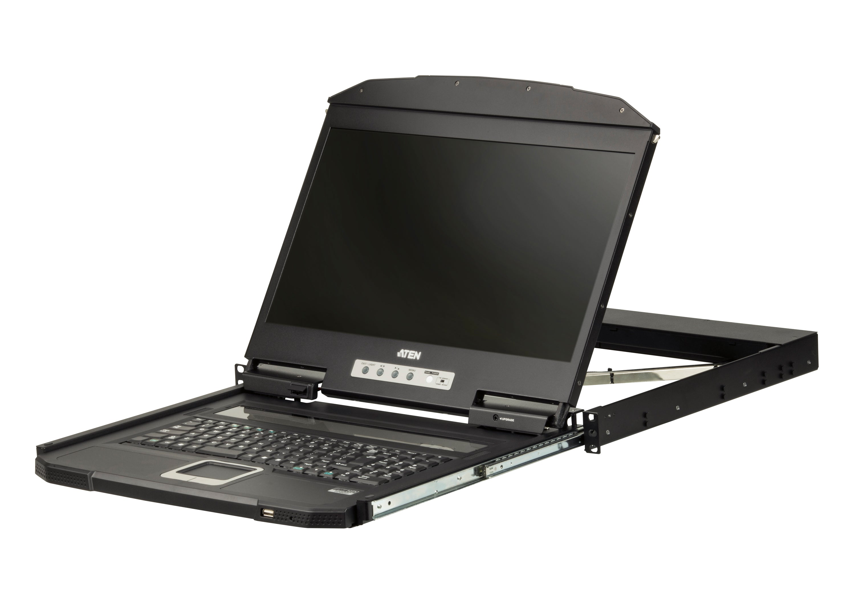 Aten Ultra Short Depth Single Rail WideScreen LCD Console (USB, HDMI)- CL3700NW (1 Year Manufacture Local Warranty In Singapore)