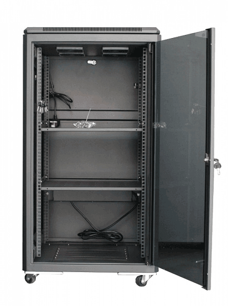 18U Equipment Server Rack with (Glass / Perforated Door) - Buy Singapore