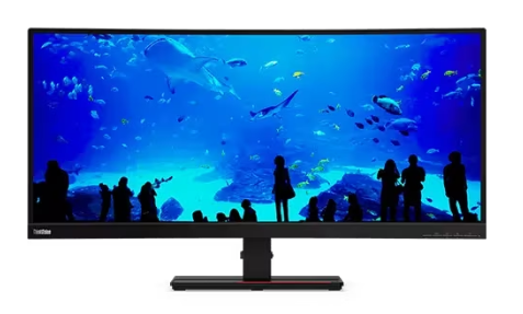 Lenovo T34w-20 34" Curved 21:9 Type-C Monitor 61F3GAR1WW (3 Years Manufacture Local Warranty In Singapore) -EOL