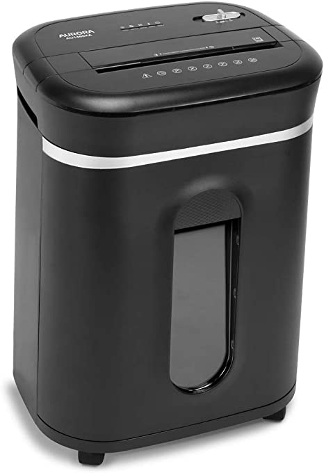 Aurora Office P4 Paper Shredder AS1460CD Cross Cut 14 Sheets CD DVD Credit Card Quiet operation (1 Year Warranty) - Win-Pro Consultancy Pte Ltd