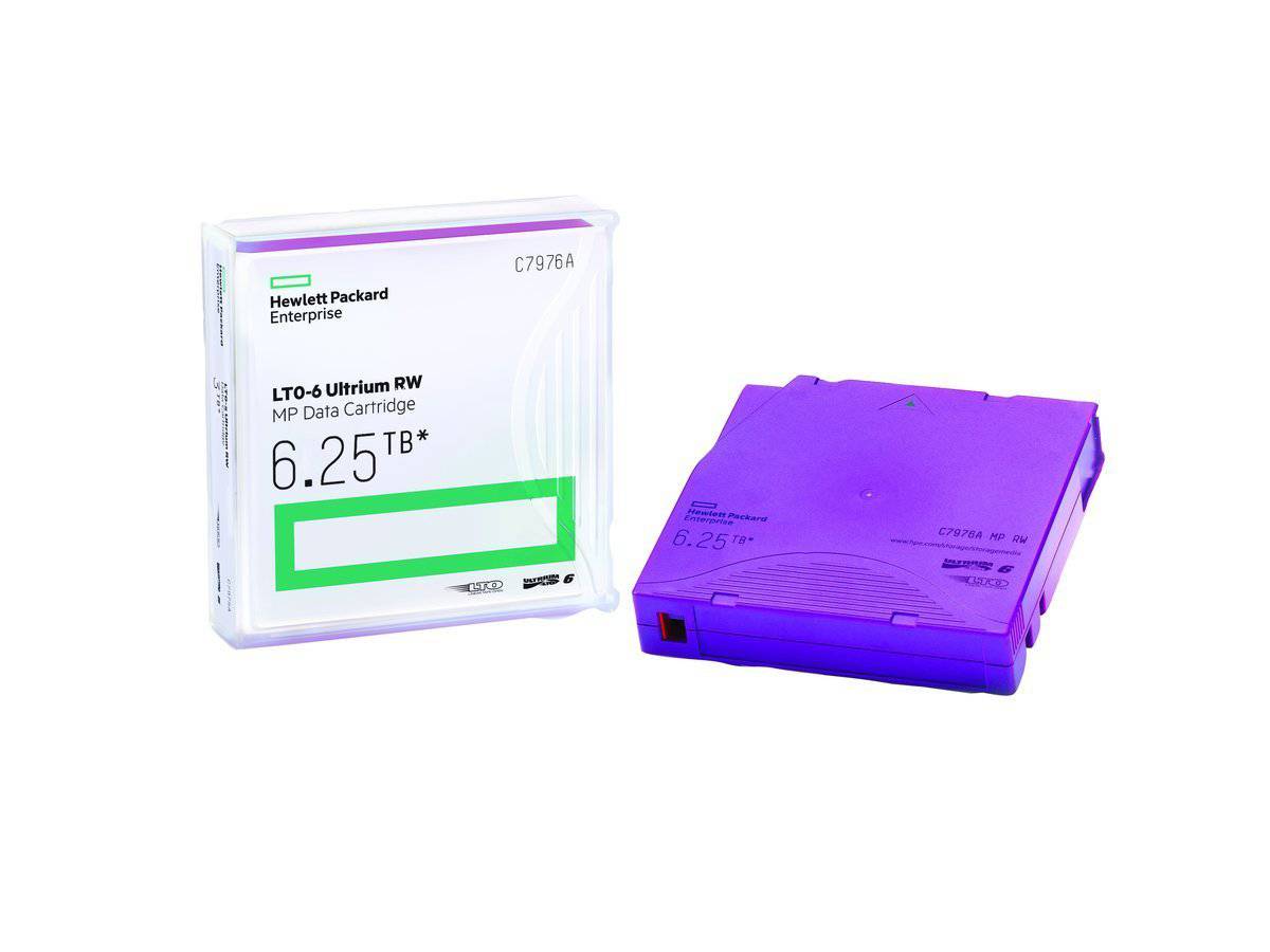 HPE LTO6 Ultrium 2.5TB/6.25TB RW Data Cartridge C7976A - Buy Singapore