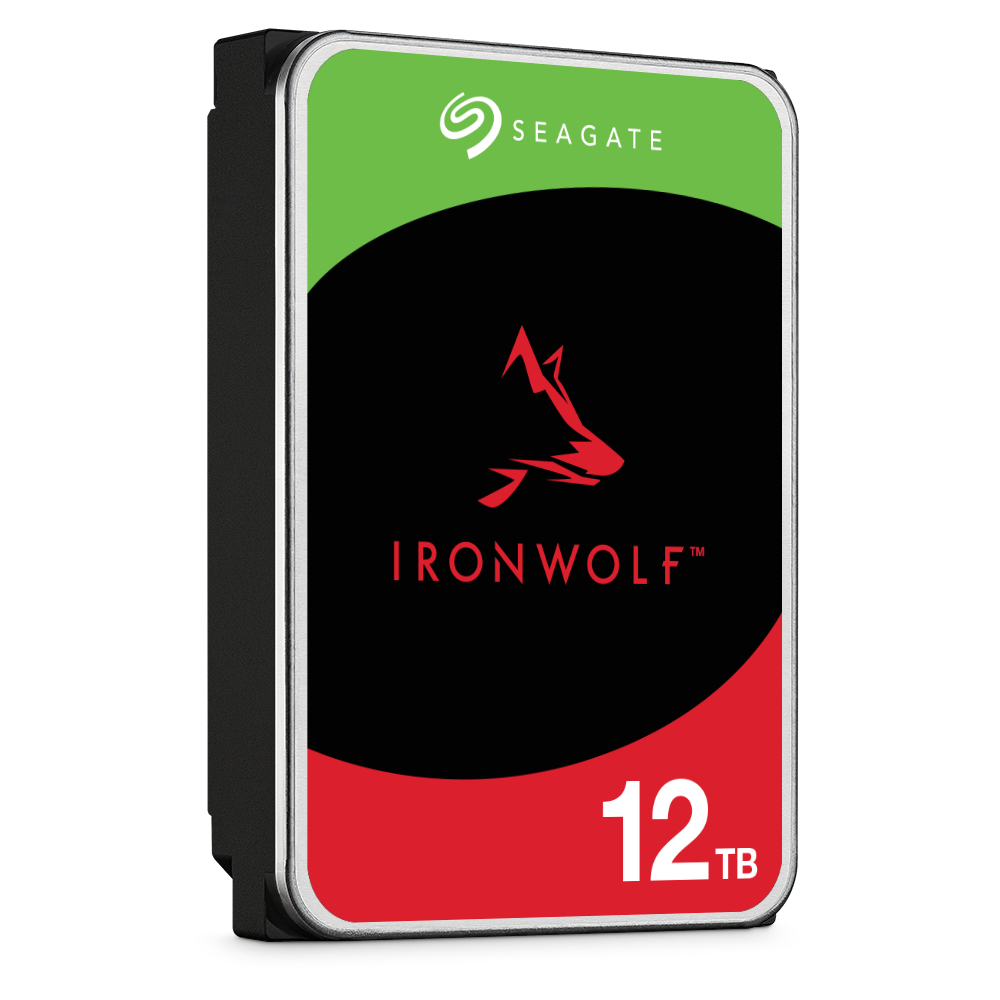 Seagate IRONWOLF 12TB NAS HDD 3.5" 7200RPM SATA 256MB -ST12000VN0008 (3 Years Manufacture Local Warranty In Singapore)