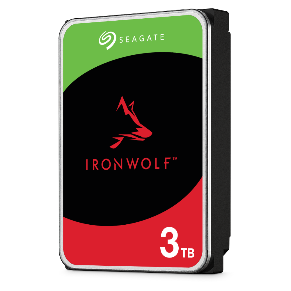 Seagate IRONWOLF 3TB NAS 3.5IN 6GB/S SATA 64MB ST3000VN006(3 Years Manufacture Local Warranty In Singapore)-EOL