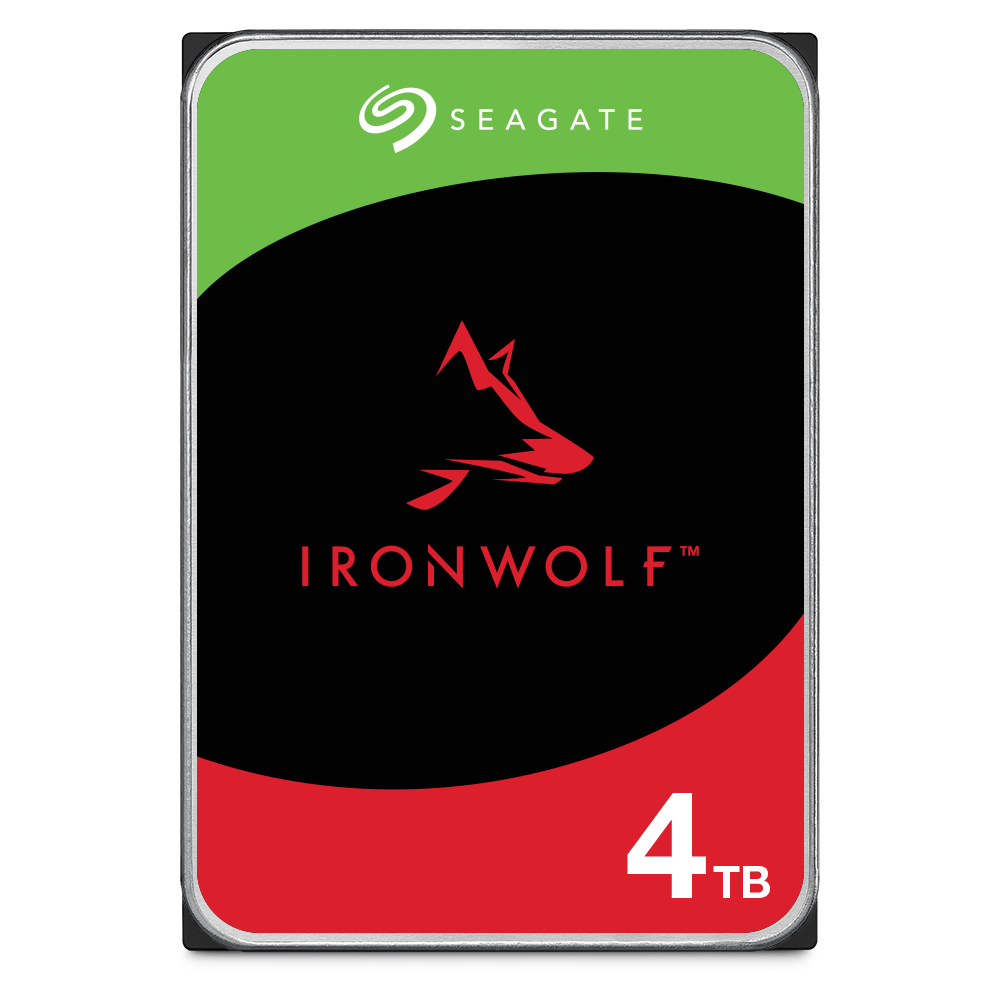 Seagate IRONWOLF 4TB NAS HDD 3.5" 5400RPM SATA 256MB- ST4000VN006 (3 Years Manufacture Local Warranty In Singapore)