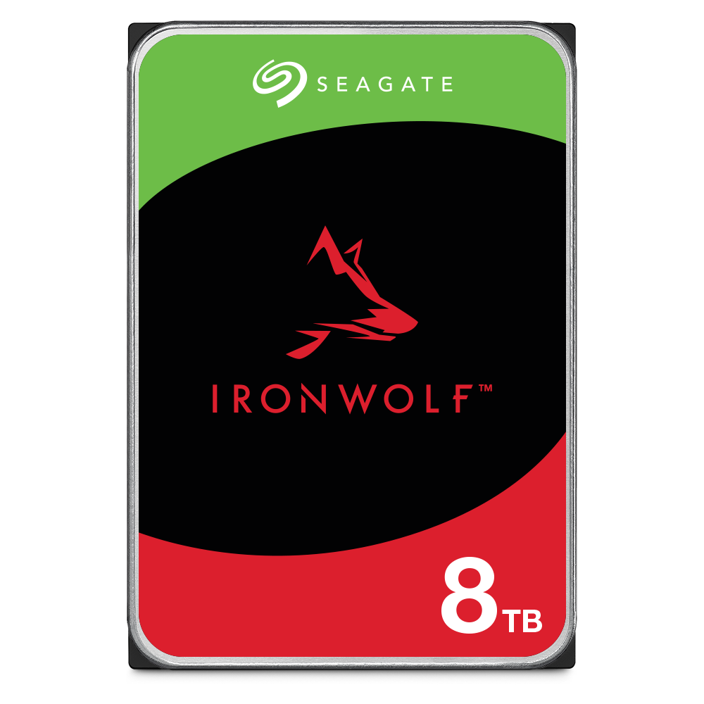 Seagate IRONWOLF 8TB NAS HDD 3.5" 7200RPM SATA 256 MB- ST8000VN004 (3 Years Manufacture Local Warranty In Singapore)