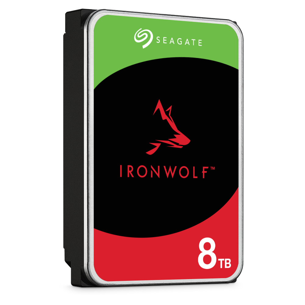 Seagate IRONWOLF 8TB NAS HDD 3.5" 7200RPM SATA 256 MB- ST8000VN004 (3 Years Manufacture Local Warranty In Singapore)