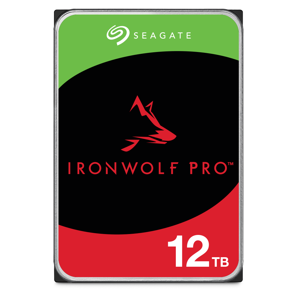 Seagate 12TB IRONWOLF PRO NAS HDD 3.5IN INTERNAL SATA 6GB/S 7200RPM 256MB CACHE  ST12000NE0008 (5 Years Manufacture Local Warranty In Singapore)- EOL