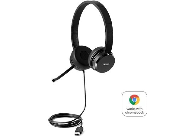 Lenovo 100 Stereo USB Headset 4XD0X88524 - Win-Pro Consultancy Pte Ltd