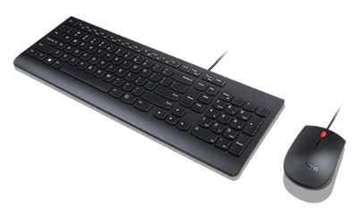 Lenovo Essential Wired US Keyboard And Mouse Combo 4X30L79883 - Buy Singapore