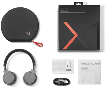 Lenovo ThinkPad X1 Active Noise Cancellation Bluetooth Wireless Headphones 4XD0U47635 - Buy Singapore