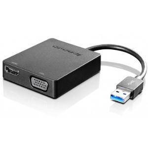 Lenovo Universal USB 3.0 To VGA/HDMI Adapter 4X90H20061 - Buy Singapore