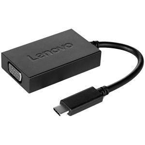 Lenovo USB C To VGA Plus Power Adapter 4X90K86568 (3 Years Manufacture Local Warranty In Singapore)-EOL