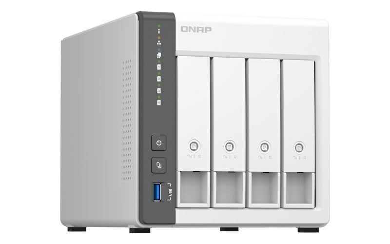 QNAP 4-Bay Desktop ARM A-55 2GHz CPU 4GB RAM fixed NAS (TS-433-4G) (2 years Local Warranty in Singapore) - Win-Pro Consultancy Pte Ltd