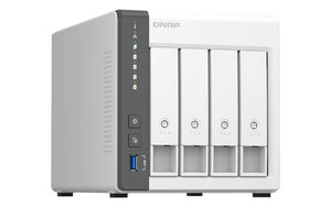 QNAP 4-Bay Desktop ARM A-55 2GHz CPU 4GB RAM fixed NAS (QN-TS-433-4G) (2 Years Manufacture Local Warranty In Singapore)