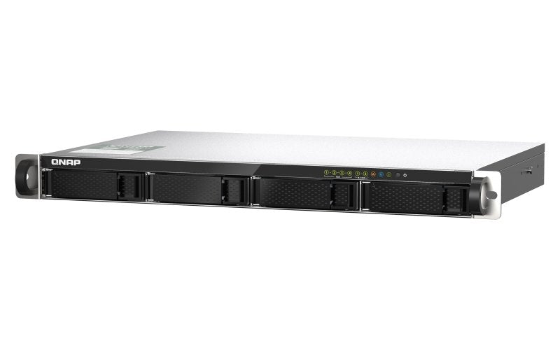 QNAP Short depth 1U rackmount 4-bay NAS M.2 NVMe SSD caching with 4GB RAM (QN-TS-435XeU-4G) (3 years Local Warranty in Singapore) - Win-Pro Consultancy Pte Ltd