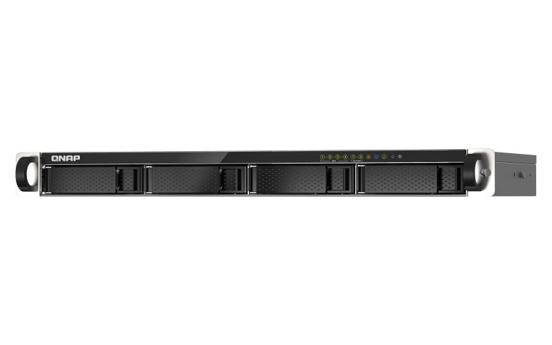 QNAP Short depth 1U rackmount 4-bay NAS M.2 NVMe SSD caching with 4GB RAM (QN-TS-435XeU-4G) (3 years Local Warranty in Singapore) - Win-Pro Consultancy Pte Ltd