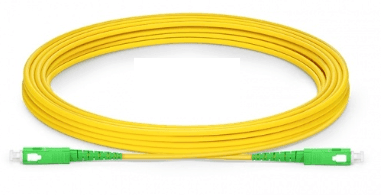 SC APC to SC APC Simplex OS2 Single Mode PVC (OFNR) 2.0mm Fiber Optic Patch Cable (for NetLink Trust, OpenNet, SingNet, Starhub, MyRepublic, LGA, ViewQwest, WhizComms) - Buy Singapore