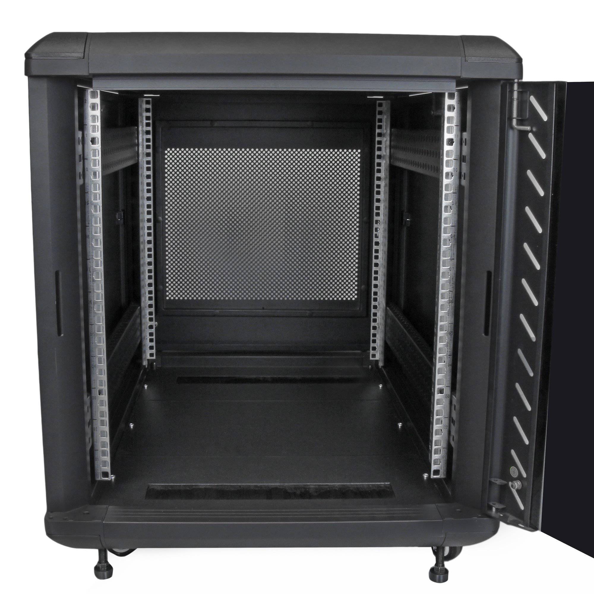 Startech 12U Knock-Down Server Rack Cabinet with Casters 29in Depth RK1236BKF - Buy Singapore