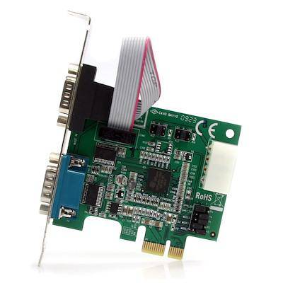 StarTech 2 Port Native PCI Express RS232 Serial Adapter Card with 16950 UART PEX2S952 - Buy Singapore