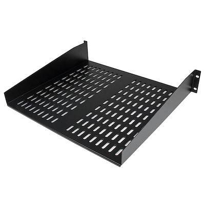 Startech 2U 16in Universal Vented Rack Mount Cantilever Shelf - Fixed Server Rack Cabinet Shelf CABSHELFV (Lifetime Local Warranty in Singapore) - Buy Singapore