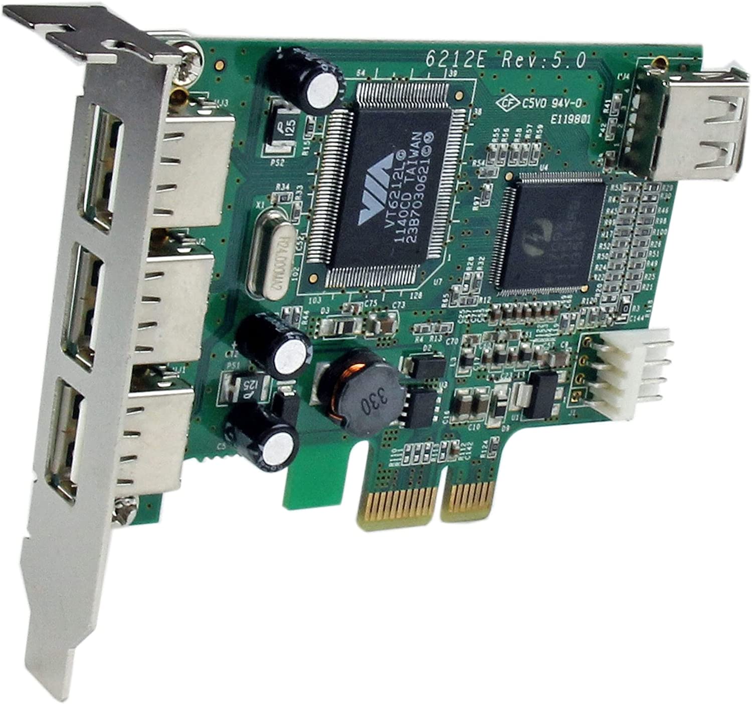 StarTech 4 PORT PCI EXPRESS LOW PROFILE HIGH SPEED USB CARD(PEXUSB4DP) - Win-Pro Consultancy Pte Ltd