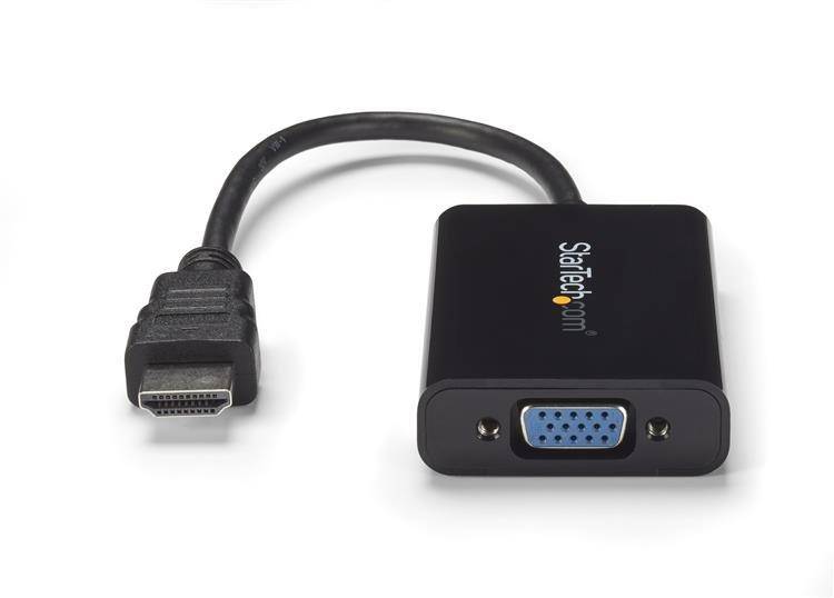 Startech HDMI to VGA Video Adapter Converter with Audio HD2VGAA2 (3 years Local Warranty) - Buy Singapore