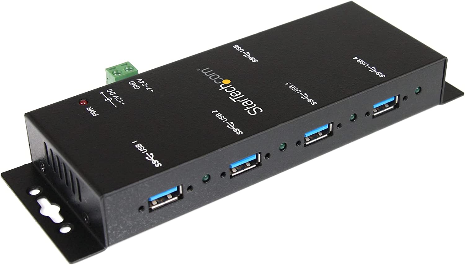 StarTech MOUNTABLE 4 PORT RUGGED INDUSTRIAL SUPERSPEED USB 3.0 HUB(ST4300USBM) - Win-Pro Consultancy Pte Ltd