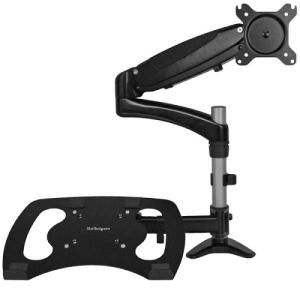 StarTech SINGLE-MONITOR ARM - LAPTOP STAND - ONE-TOUCH HEIGHT ADJUSTMENT(ARMUNONB) - Win-Pro Consultancy Pte Ltd